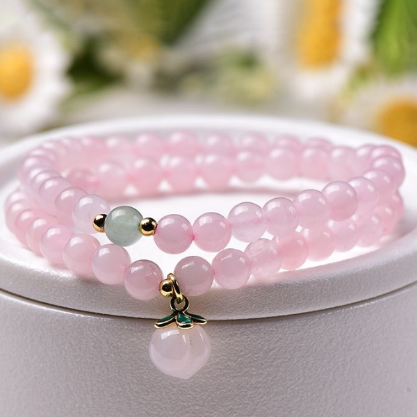 Natural Rose Quartz Bracelet